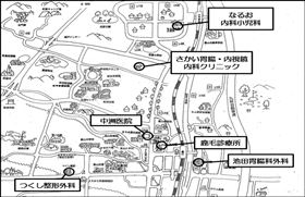 個別接種医療機関位置図