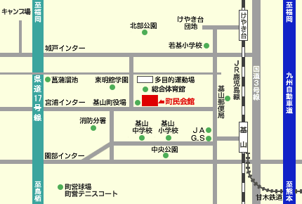 町民会館地図