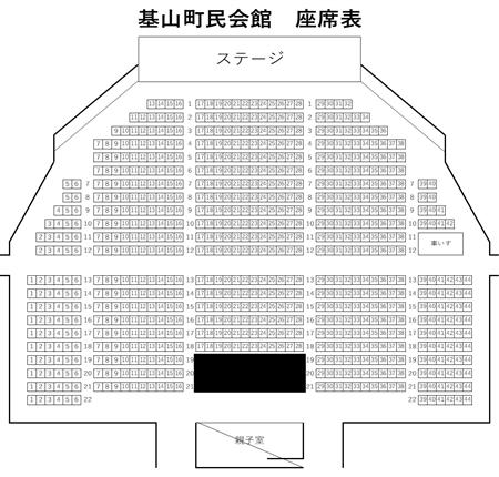 座席表